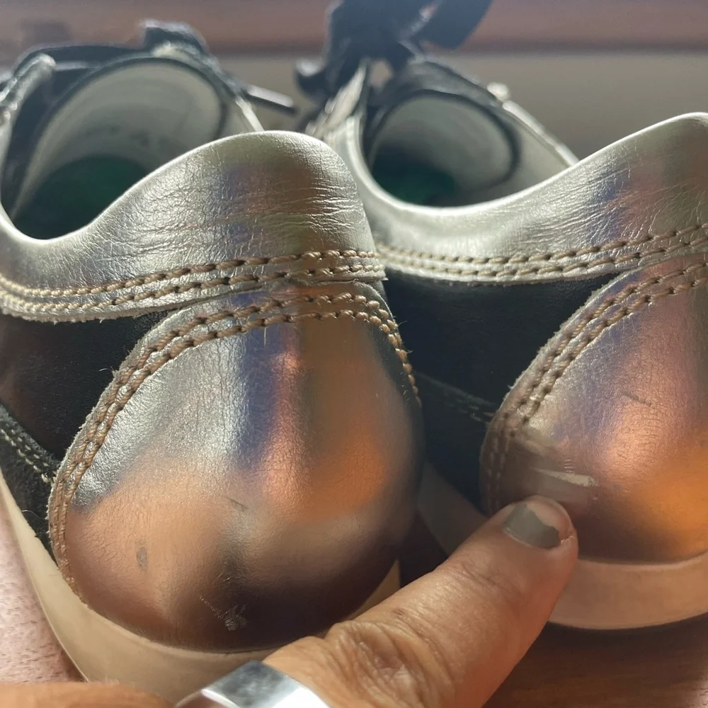 Mephisto Bretta Black and Silver Sz 7.5 - Picture 7 of 10